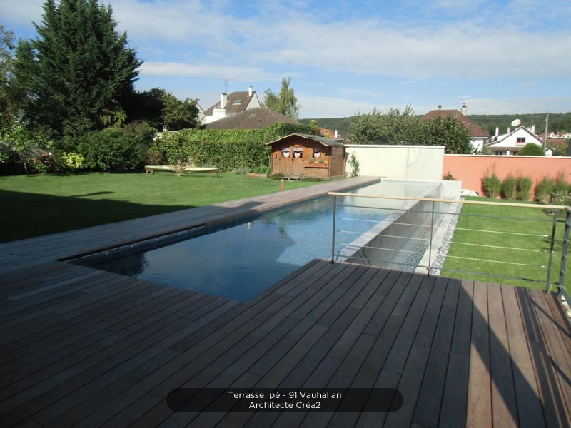 réalisation d'une terrasse en ipé